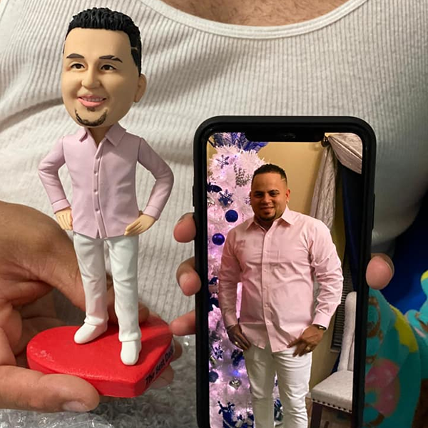 Personalized Father's Day Gifts Fully Customizable 1 Person Bobblehead With Text