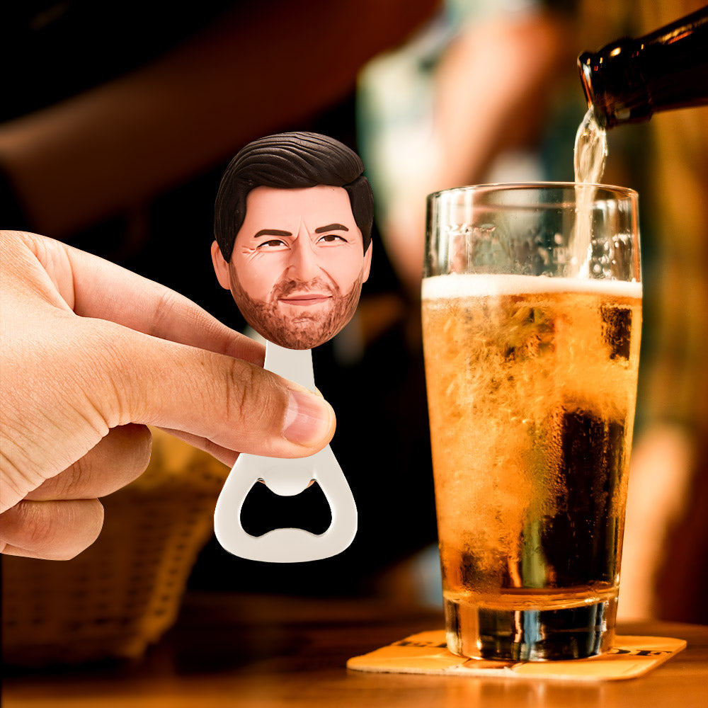 Featured Customization Photo Keychain/Refrigerator Magnet/Bottle Opener/Bobblehead Gift For Him