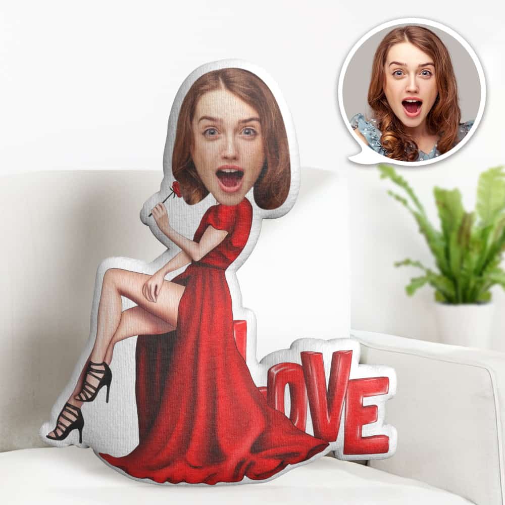 Valentine's Day Gift Custom Face Pillow, Sexy Beauty Face Doll, the Best Gift for Lover