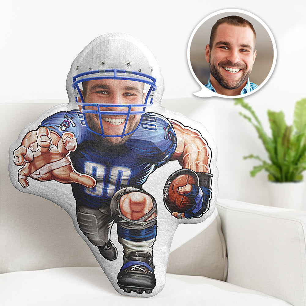 Custom Body Pillow Super Bowl Tennessee Titans Personalized Face Throw Pillow Best Gift for Him