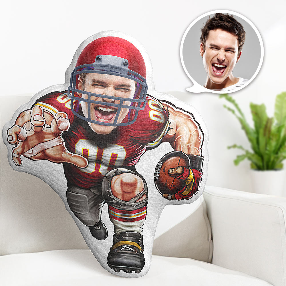 Custom Body Pillow Super Bowl Kansas City Chiefs Personalized Face Throw Pillow Best Gift for Him