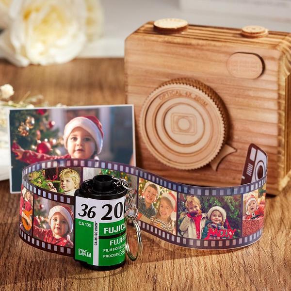 Custom Camera Roll Keychain Christmas Gifts Multiphoto Gifts - Baby