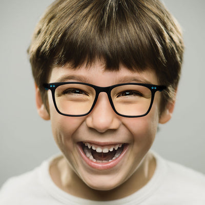 Genius - (Age 7-12)Children Blue Light Blocking Computer Reading Gaming Glasses-For Boy
