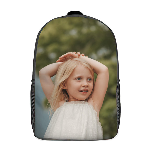 Custom Photo Backpack, Back To School Gifts For Kids, Picture Backpack, Customized Backpack