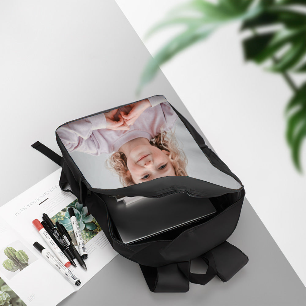 Custom Photo Bag, Picture Backpack, Customized Backpack, Back to School Gifts, Homecoming Day