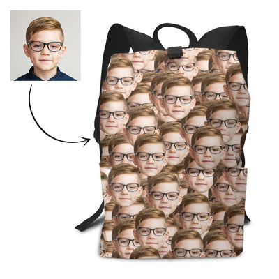 Personalized Mash Face Photo Backpack