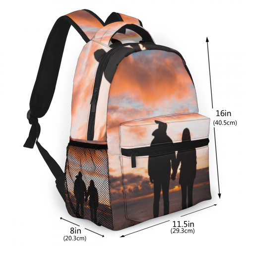 Back To School Gifts for Kids Custom All Print Photo BackPack Personalized Photo Backpack