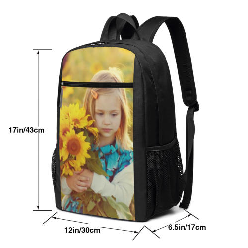 Back To School Gift For Girls Custom Bookbag With Picture Personalized Photo Backpack