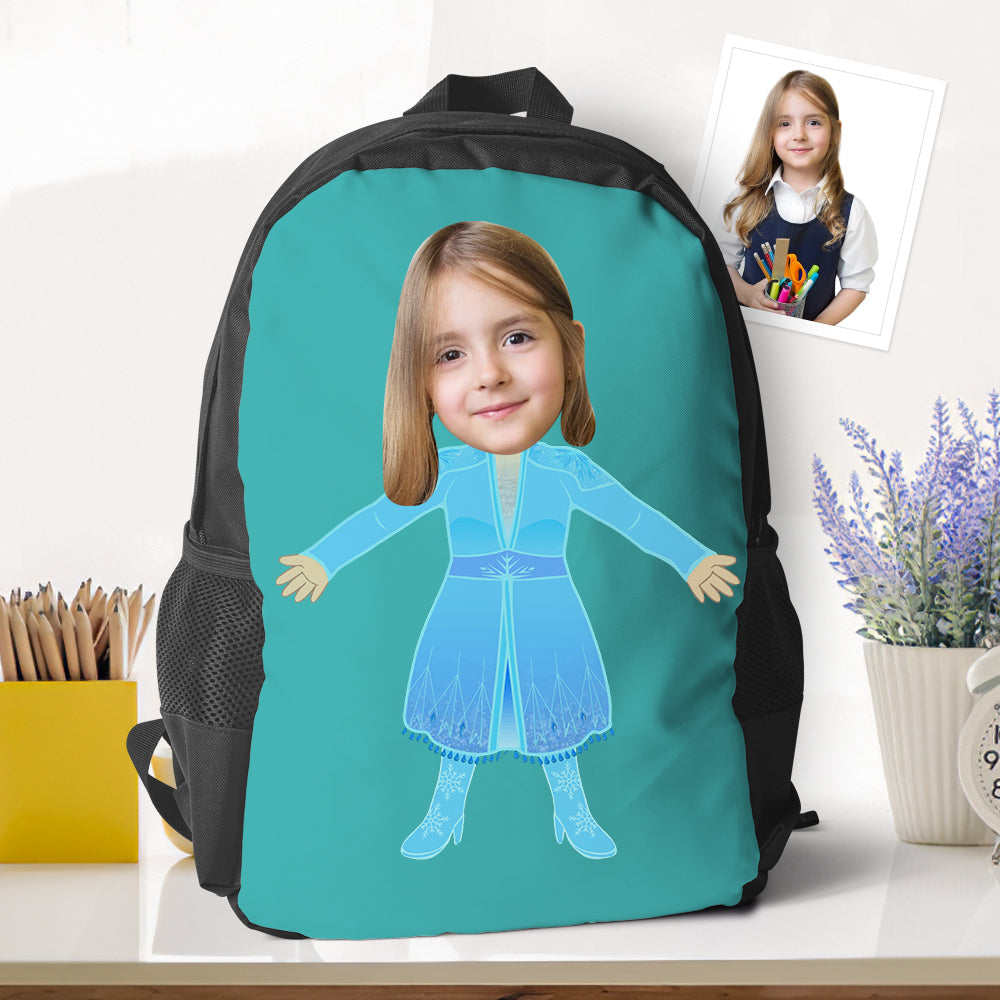 Customized Queen Elsa Bookbags Minime Backpacks Back To School Gifts For Kids Girls Gifts