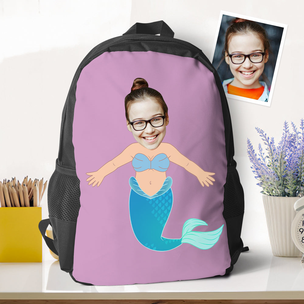 Personalized Minime Photo Backpack Back To School Gifts For Kids Boys Custom School Backpacks