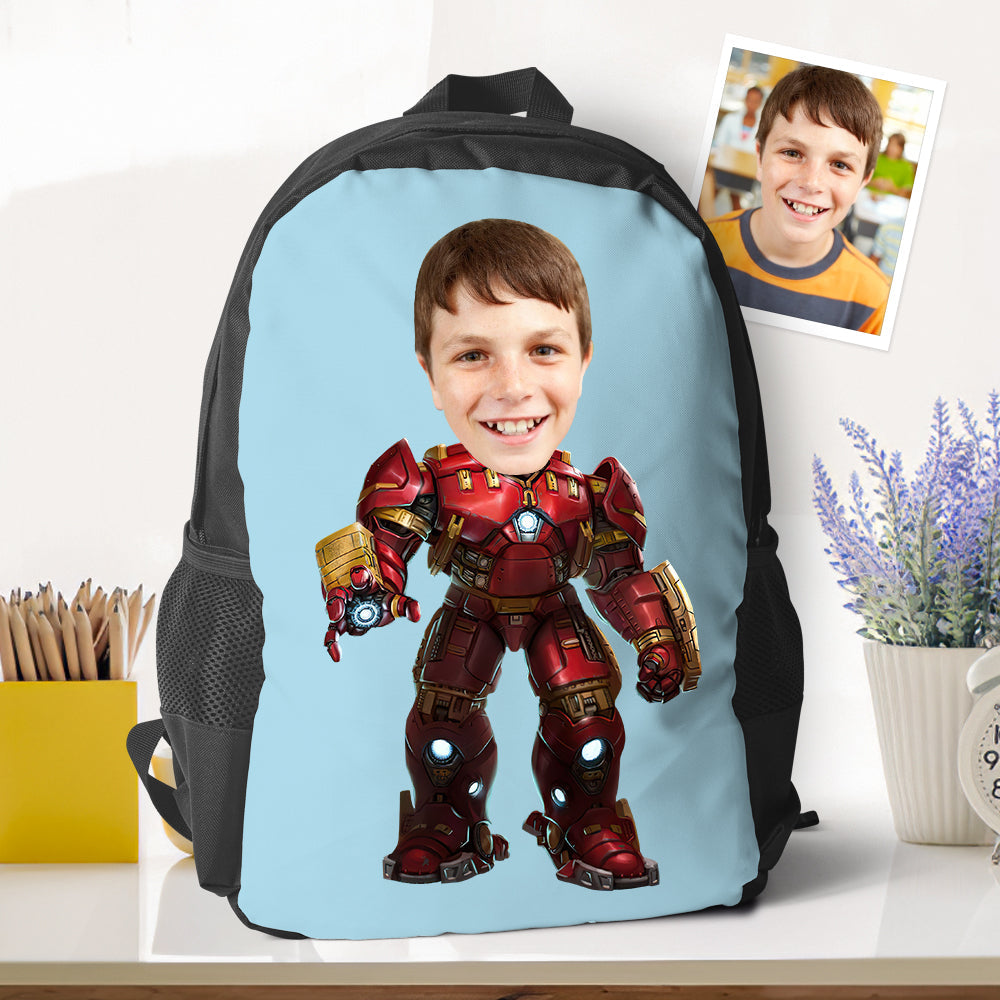 Customizable Hulkbuster Armor Minime Backpacks Back To School Gifts For Kids Boys Gifts