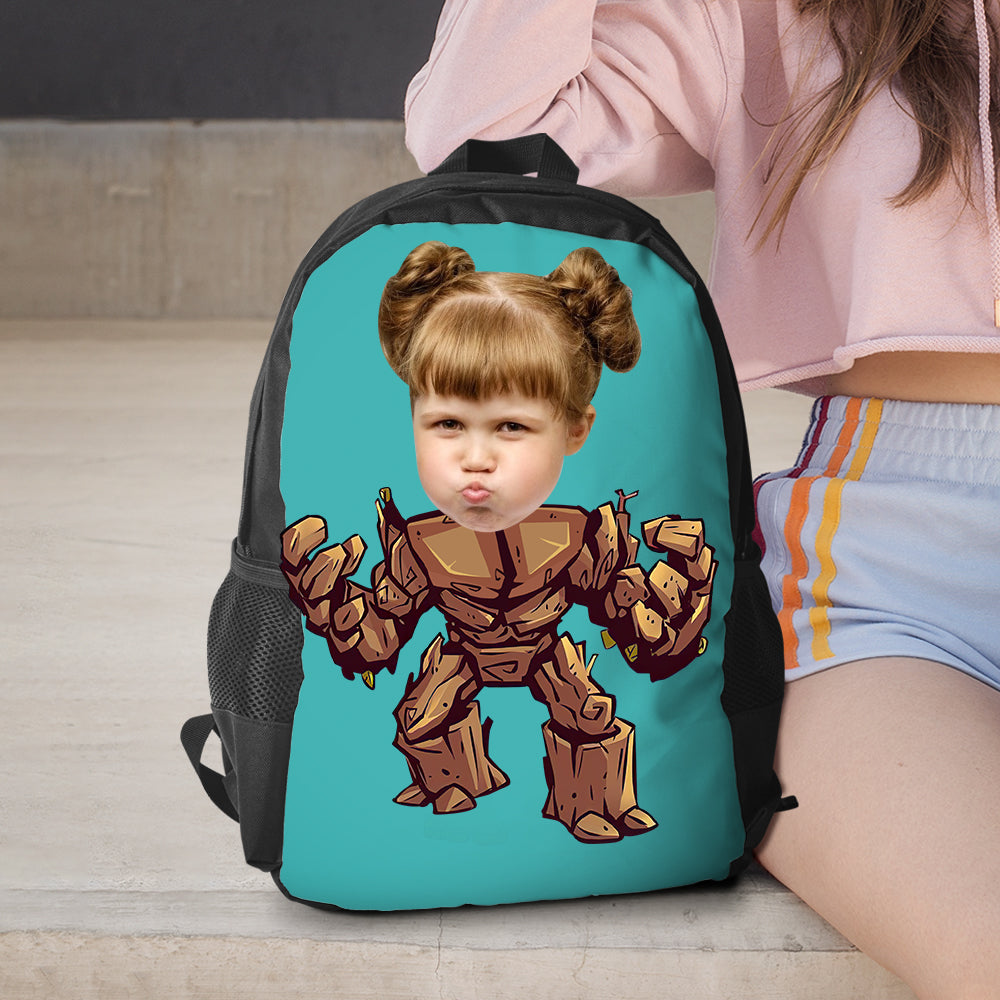 Personalized Groot Minime Photo Backpack Back To School Gifts For Kids Boys
