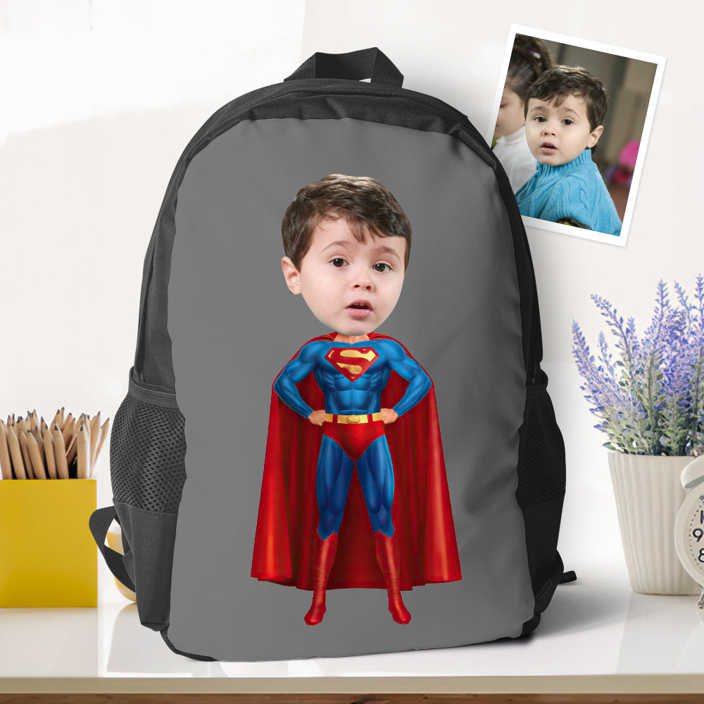 Personalized Superman Backpacks Minime School Bookbags Back To School Gifts For Boys Gifts