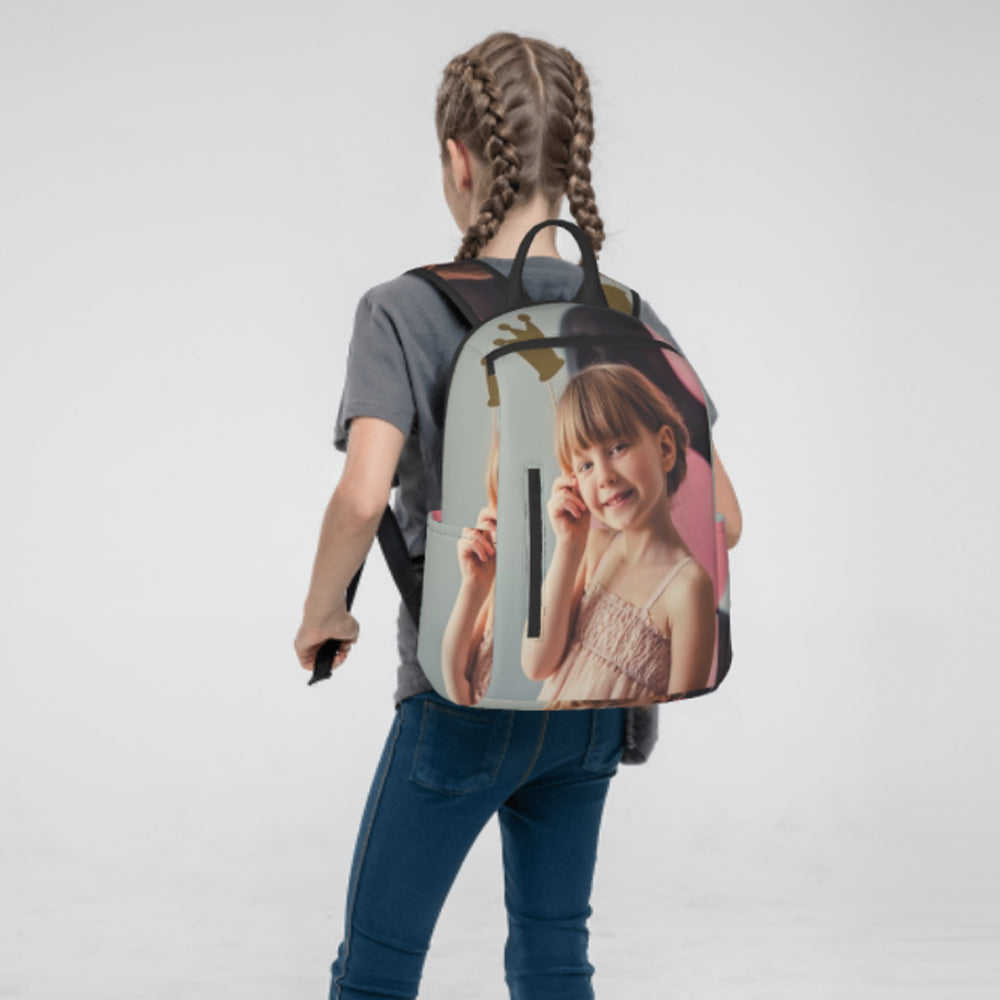 Custom Photo Backpacks Personalized Girls Backpack Kids School Bag