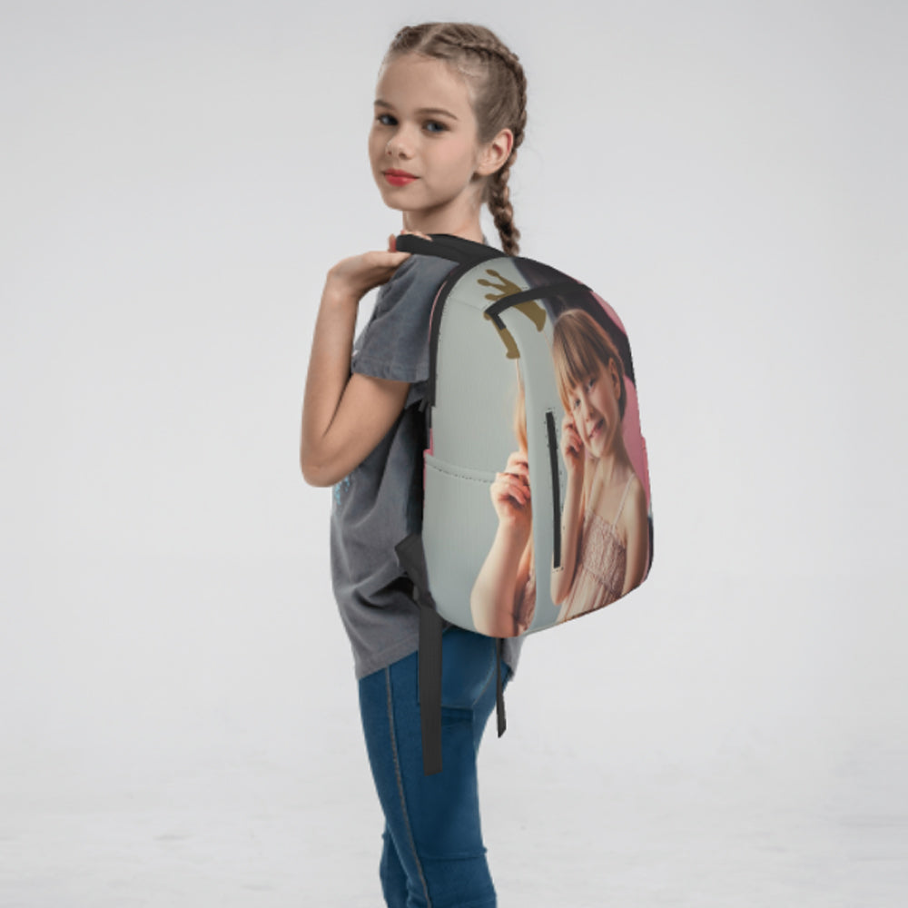Custom Photo Backpacks Personalized Girls Backpack Kids School Bag