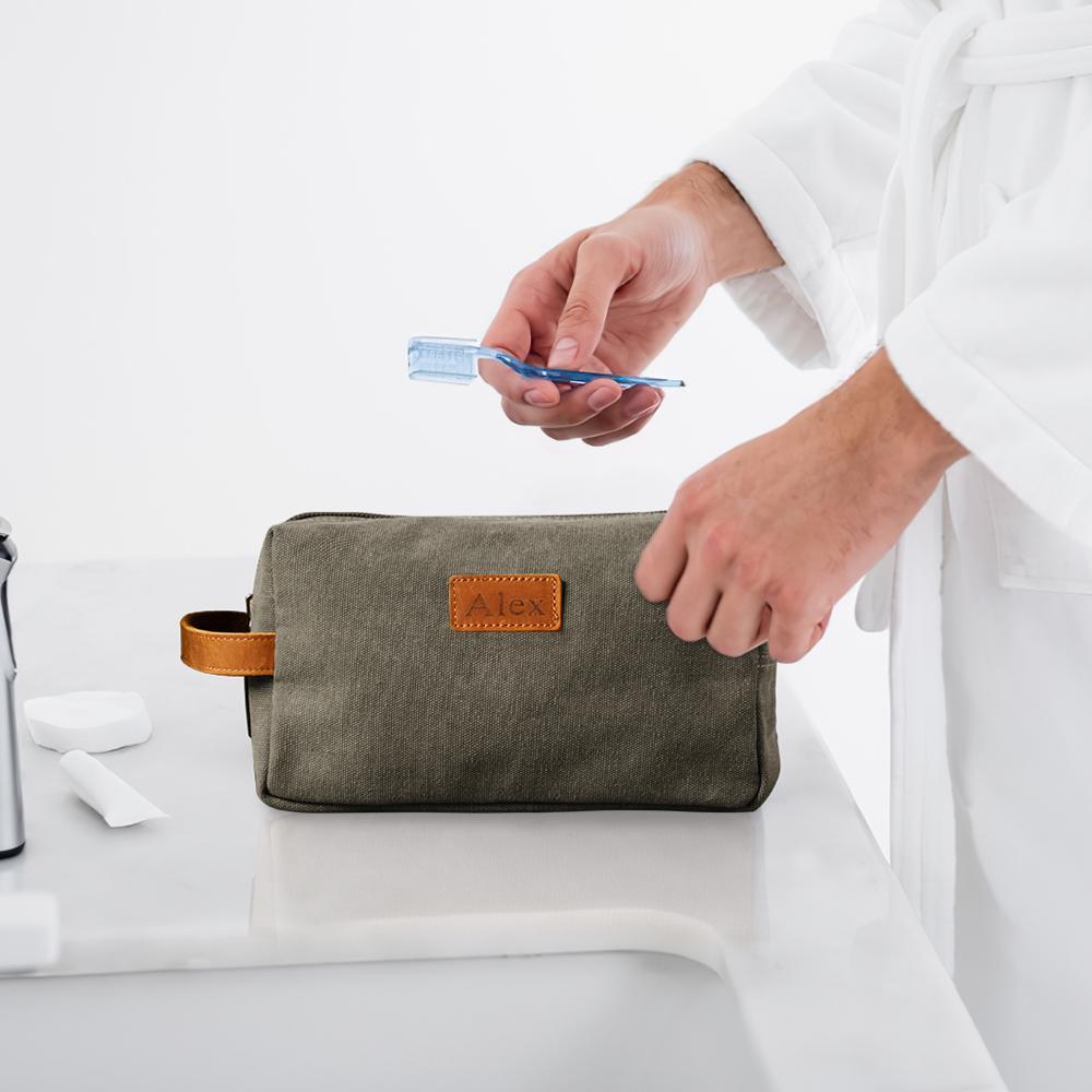 Custom Dopp Kit Toiletry Bag For Men Personalized Travel Toiletry Organizer