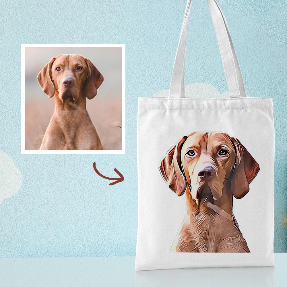 Gift for Mom Personalized Canvas Bags Custom Your Own Canvas Tote Bag Printed Bag