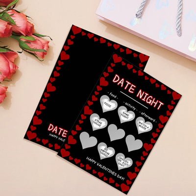 Black Naughty Scratch Card Funny Valentine's Day Scratch off Card - mysiliconefoodbag