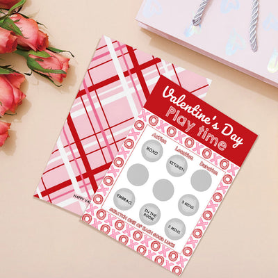 Naughty Play Time Scratch Card Funny Valentine's Day Scratch off Card - mysiliconefoodbag