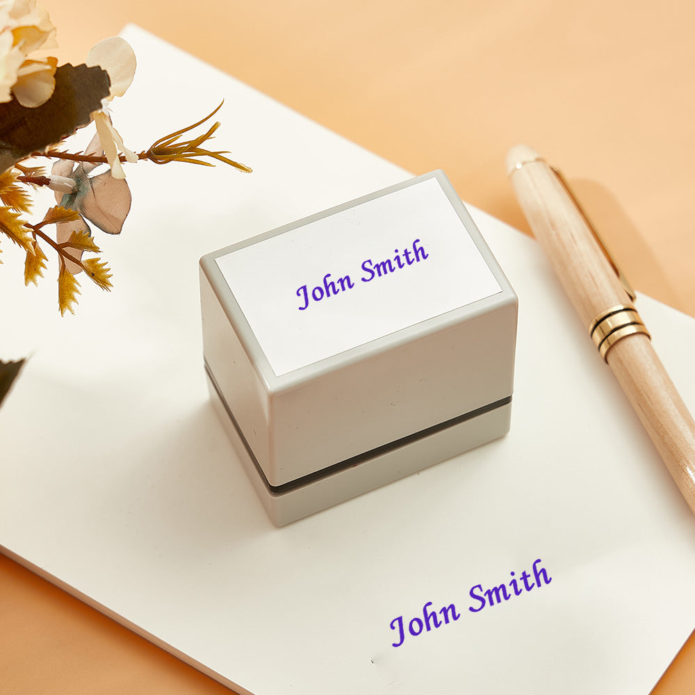 Personalized Name Stamp Custom Signature Stamp Gifts for Teacher