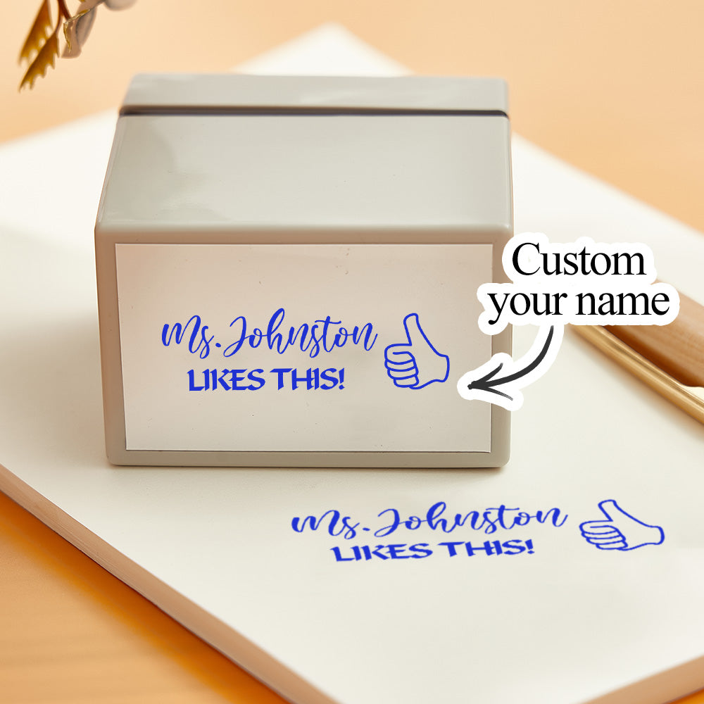 Personalized Teacher Stamp Classroom Teacher Stamp Gifts for Teachers