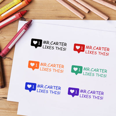 Personalized Teacher Stamp Custom Grading Teacher Stamp for Teacher Gifts - mysiliconefoodbag