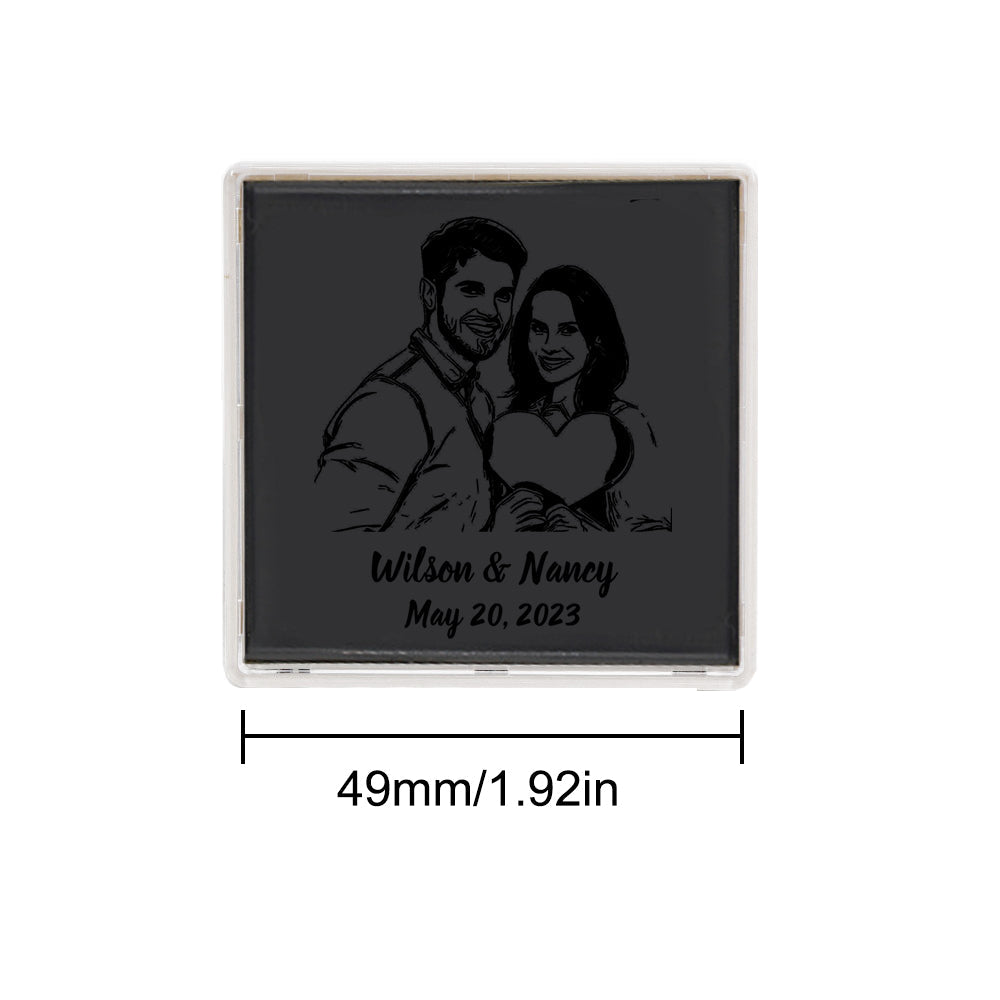 Custom Portrait Stamps Personalized Funny Stamp Gift for Birthday or Wedding