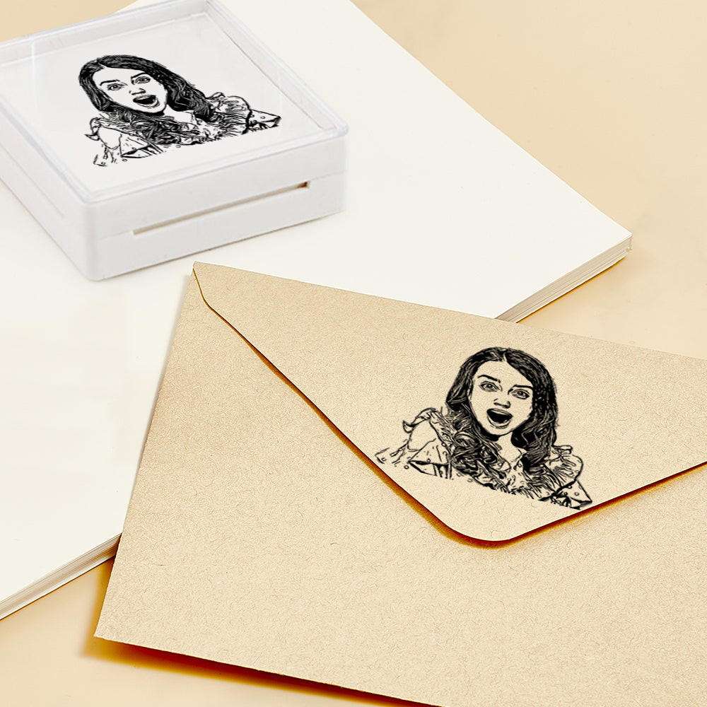 Personalized Portrait Stamp Custom Funny Stamps Gift for Him and Her