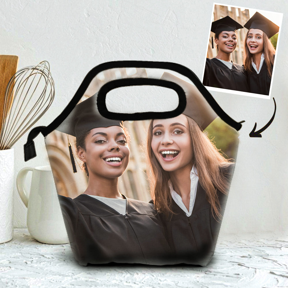 Back to School Gifts Personalized Lunch bags Personalized Photo Insulation Lunch Bag