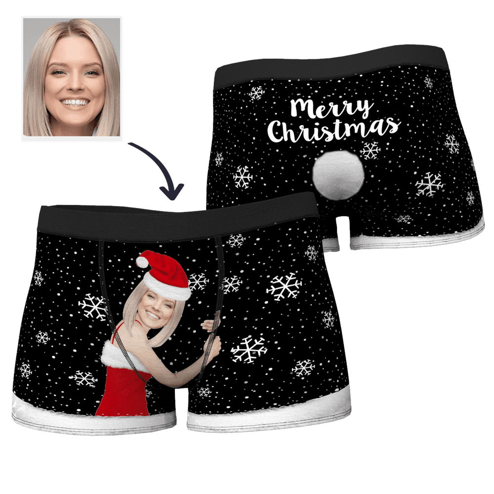 Men's Christmas Face on Body Boxers