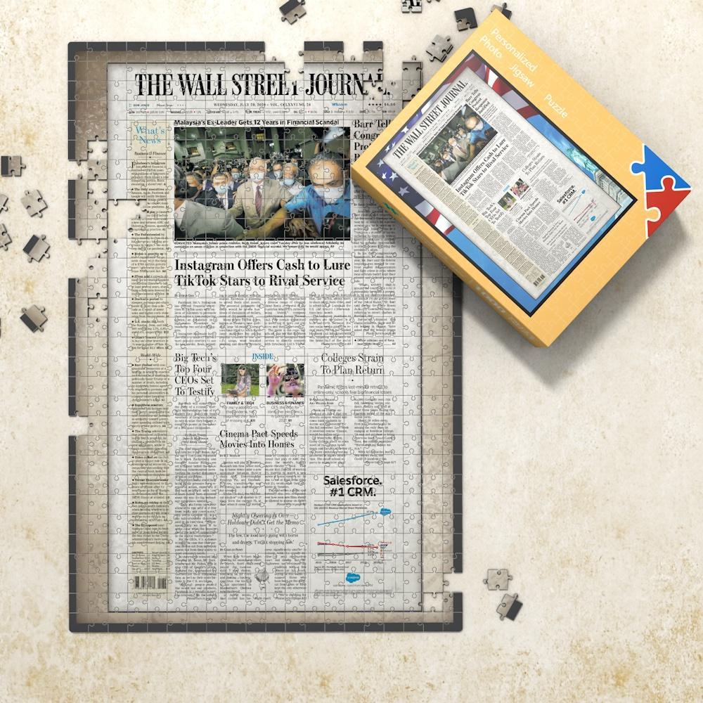 New York Times Day You Were Born Puzzle New York Times Birthday Puzzle Newspaper Front Page Puzzle Best Gift For Birthday