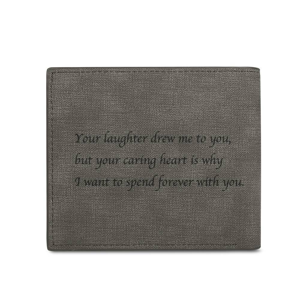 Men's Custom Photo Wallet - My Tender Father Father's Day Gifts