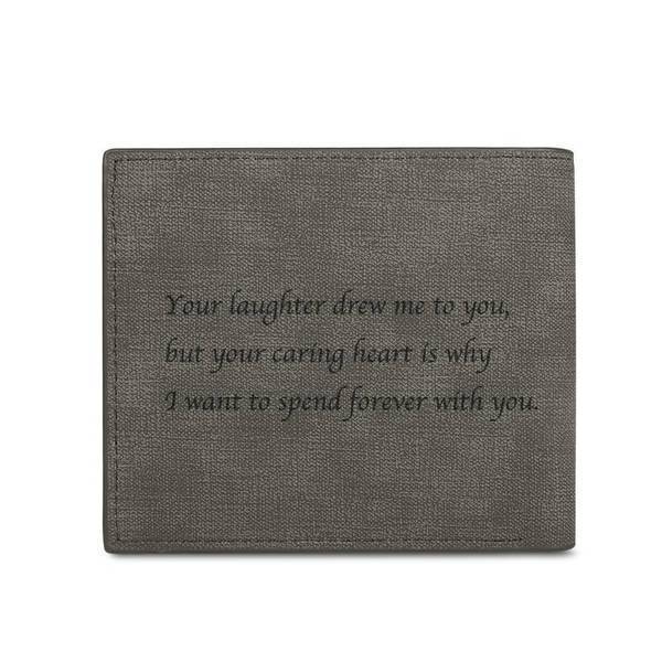 Men's Custom Photo Wallet - Handsome Dad Father's Day Gift Ideas