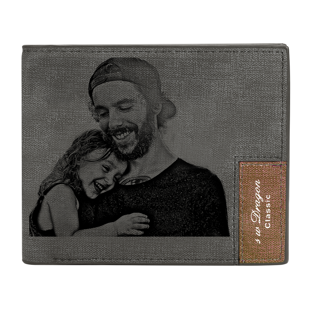 Men's Custom Photo Wallet - My Tender Father Father's Day Gifts