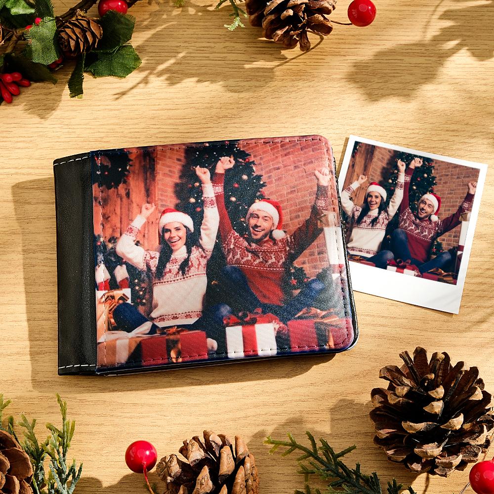 Custom Photo Wallet Personalized Two-sided Photo Wallet Christmas Gifts