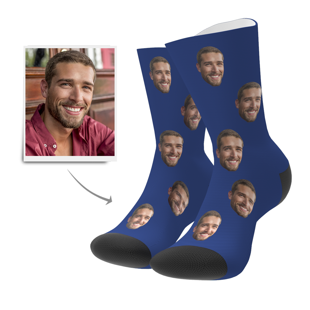Custom Face On Socks-Put Your Face From Photo On Socks