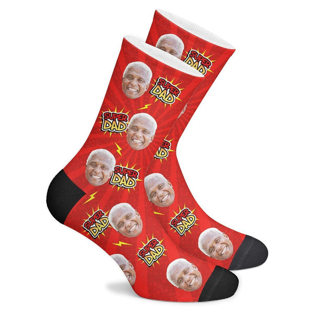 Super Dad Custom Face Socks