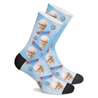 Top Dad Custom Face Socks