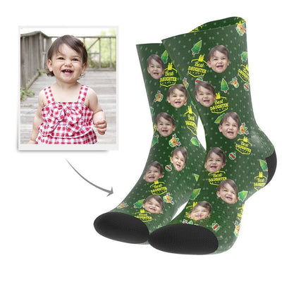 Christmas Gift Custom Face Socks (Daughter) - MyPhotoBags