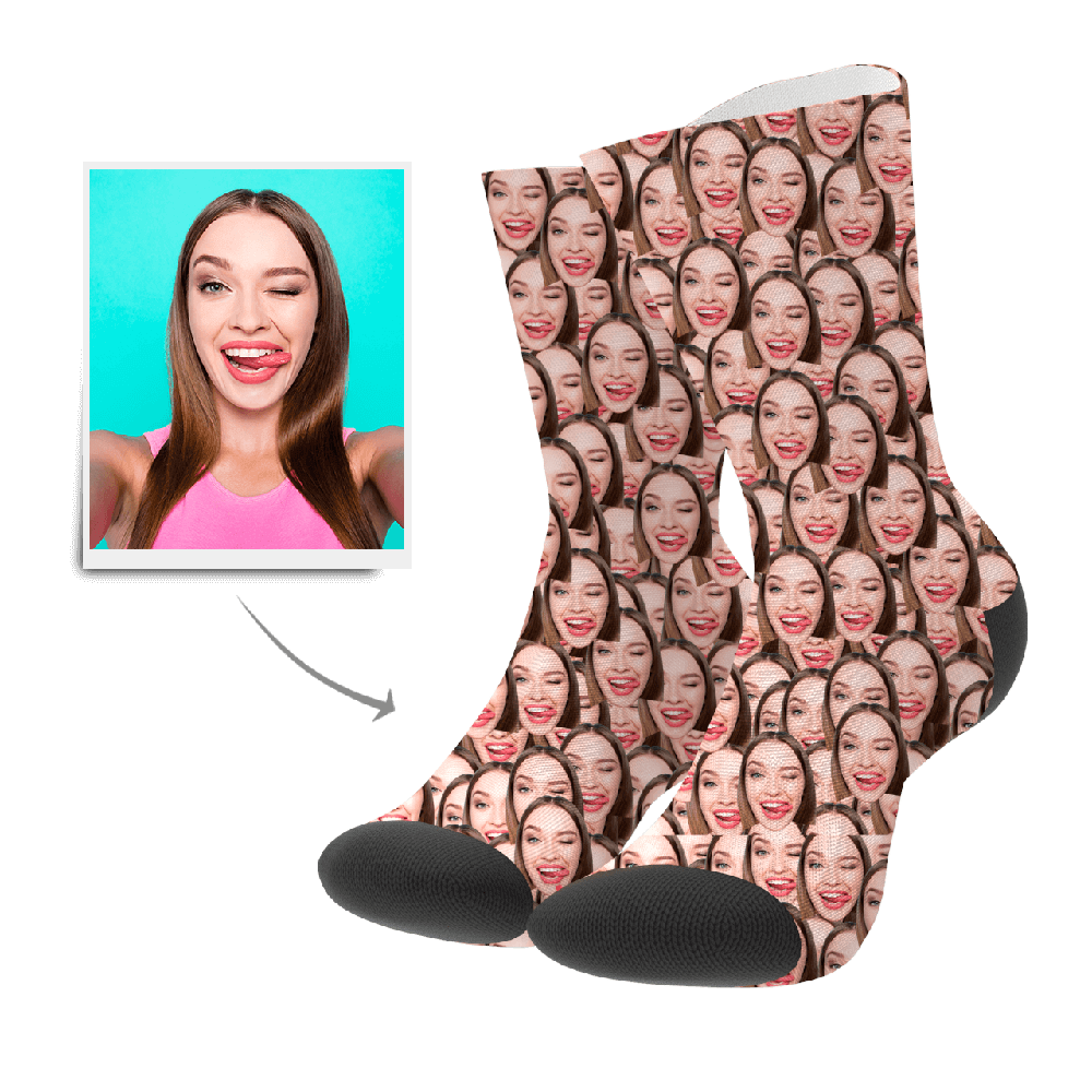 Custom All Print Face Socks