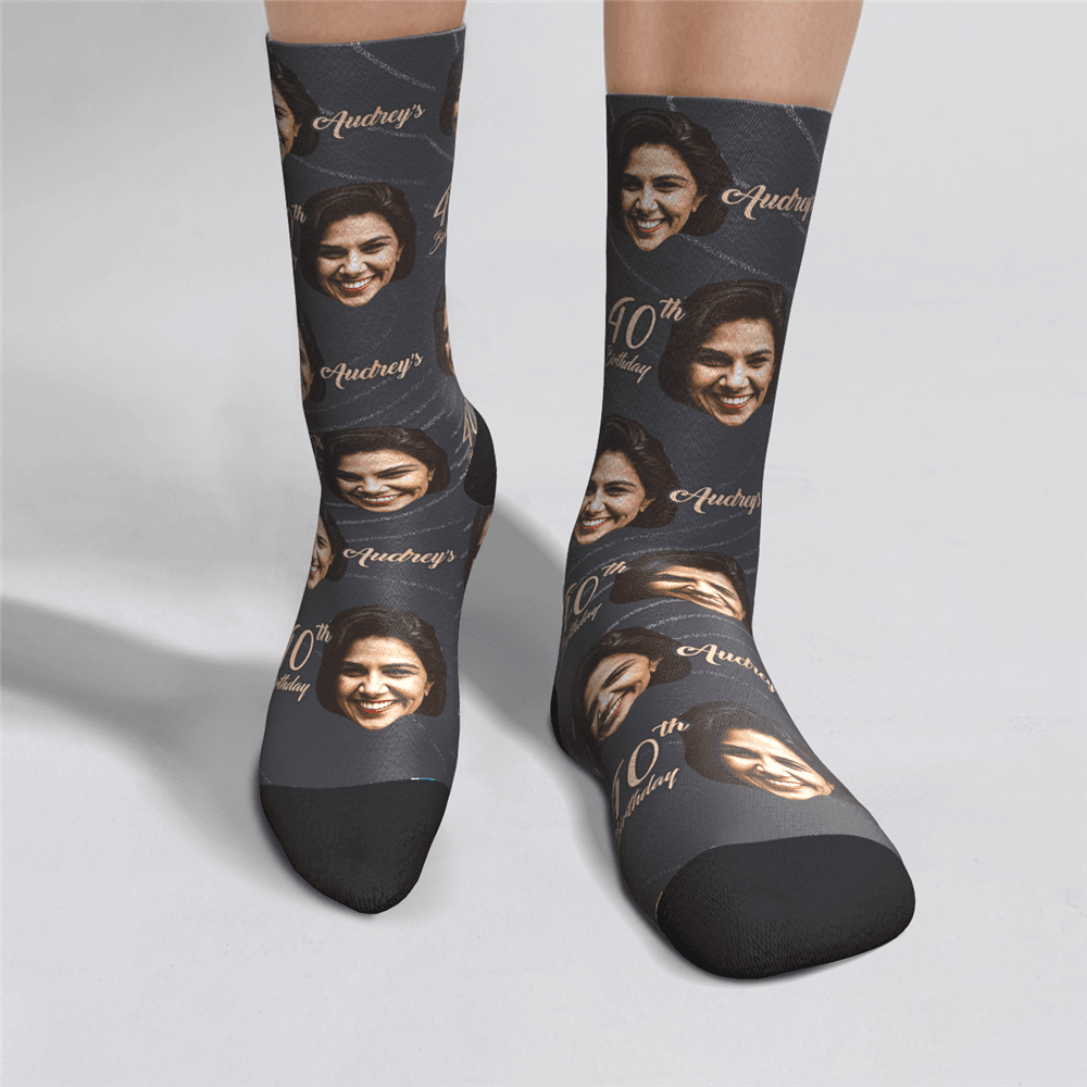 Face On Socks, 40th Birthday Gifts