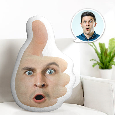 Custom Thumb Face Pillow Best Gifts For Friend or Lovers