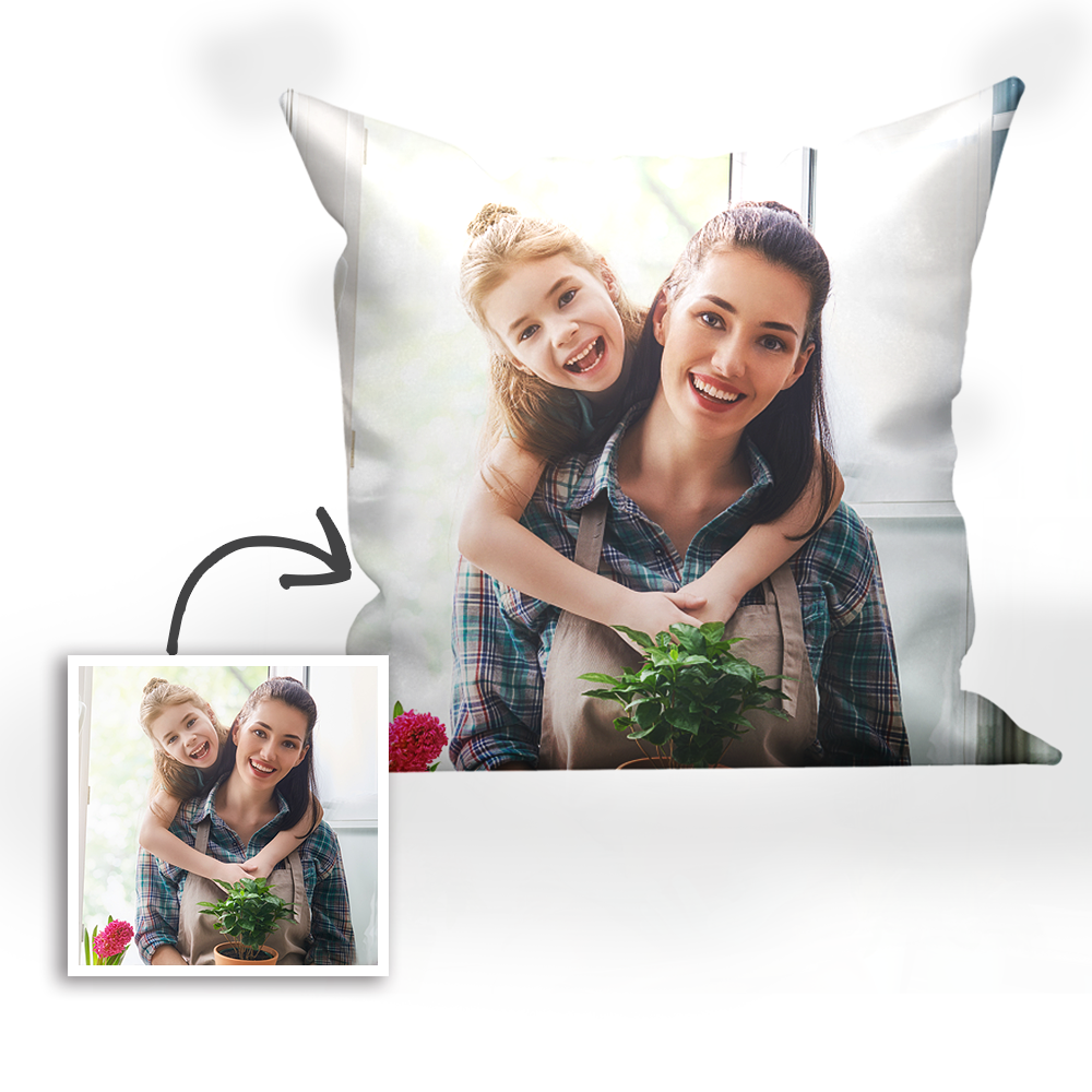 Gift for Mom Custom Photo Throw Pillow Personalised Pillow Mother's Day Gift