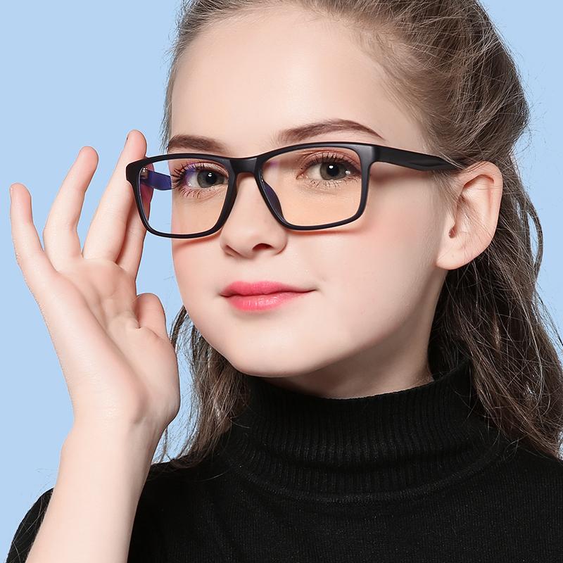 Cherub - (Age 7-12)Children Blue Light Blocking Computer Reading Gaming Glasses - Matte Transparent Blue