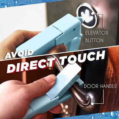 Zero Contact Helper Tool Virus Defender Elevator Press Stick Door Open Sticker Door Handle