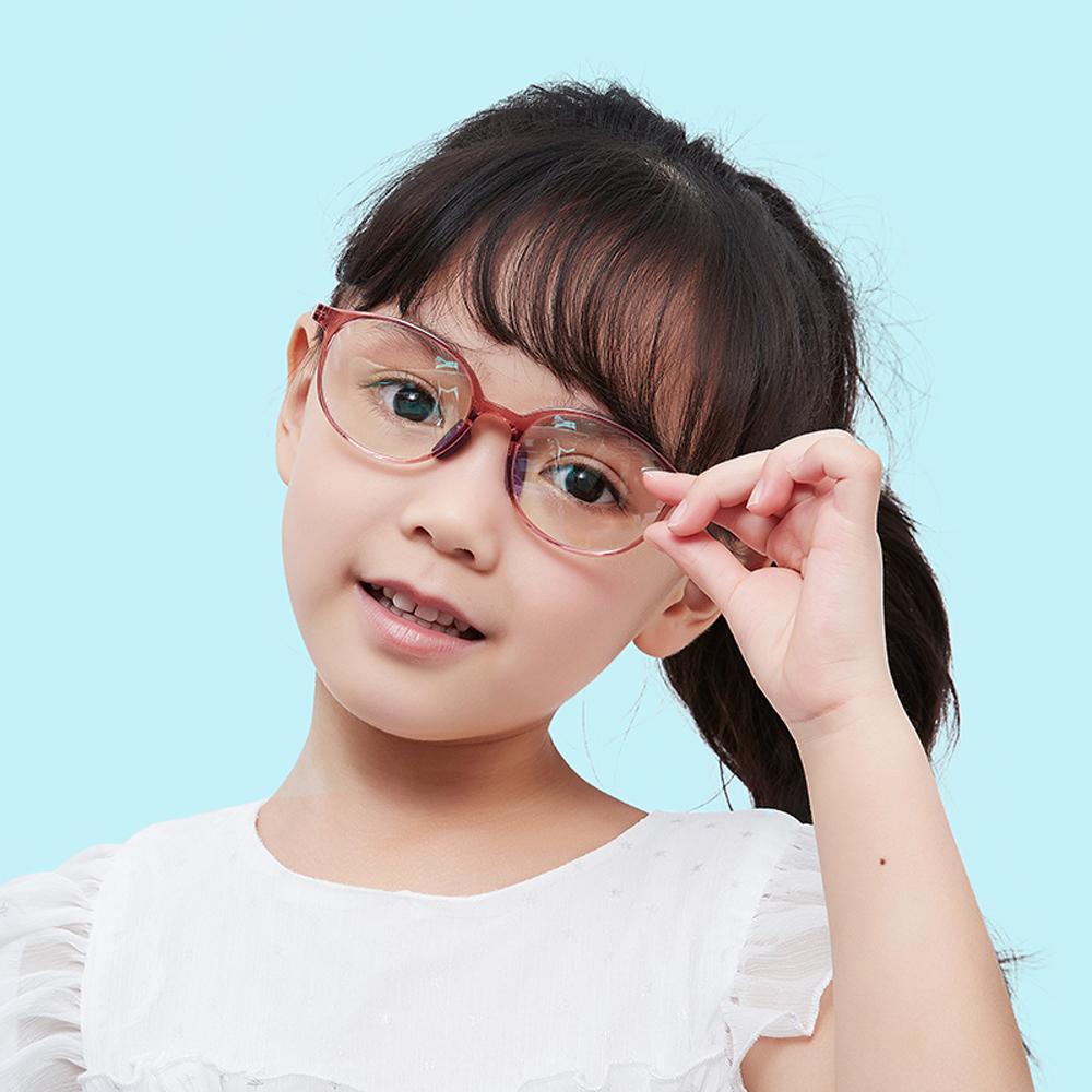 Lively - (Age 5-13)Children Non-slip Blue Light Blocking Glasses-Transparent Light Purple