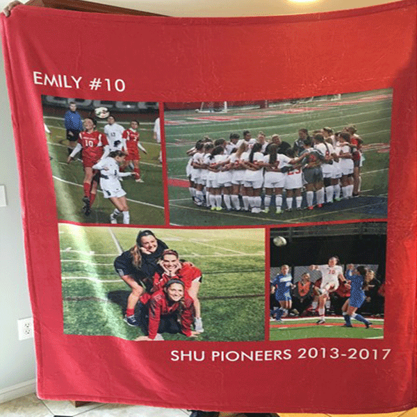 Custom Graduation Gift Blanket with Photos Personalized Photo Blankets Custom Collage Blankets with Multiple Photos