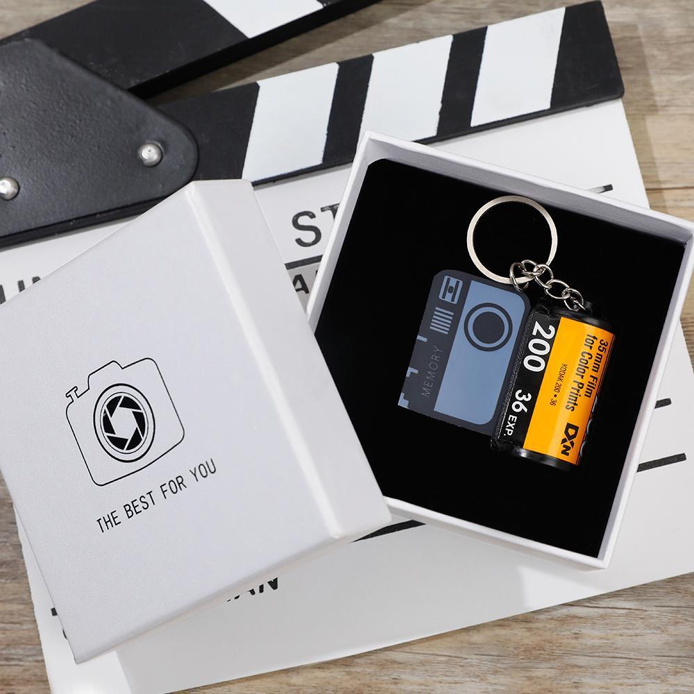 Custom Colorful Camera Roll Keyring Christmas Gifts- Lover
