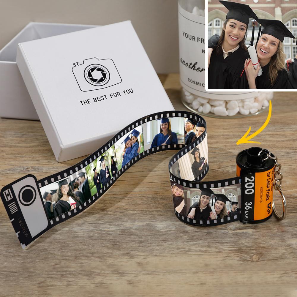 Graduation Gift Custom Colorful Camera Roll Keyring