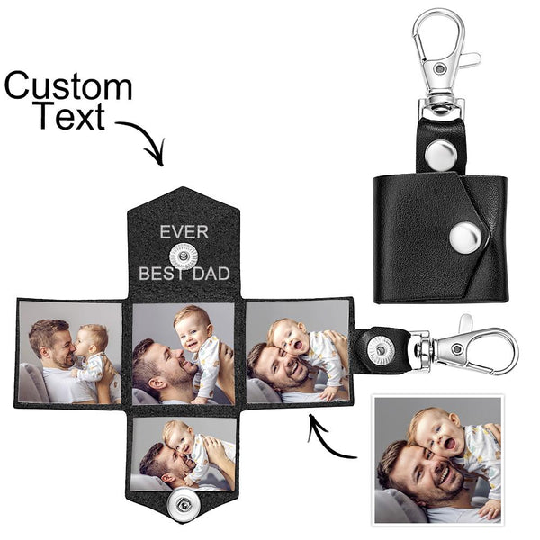 Custom Photo Engraved Keychain Creative Envelope Gifts - mysiliconefoodbag